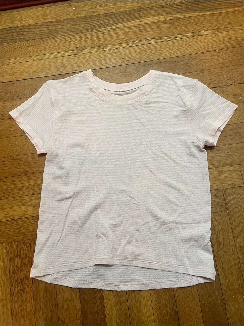 Lululemon Light Pink Short-Sleeve Tee